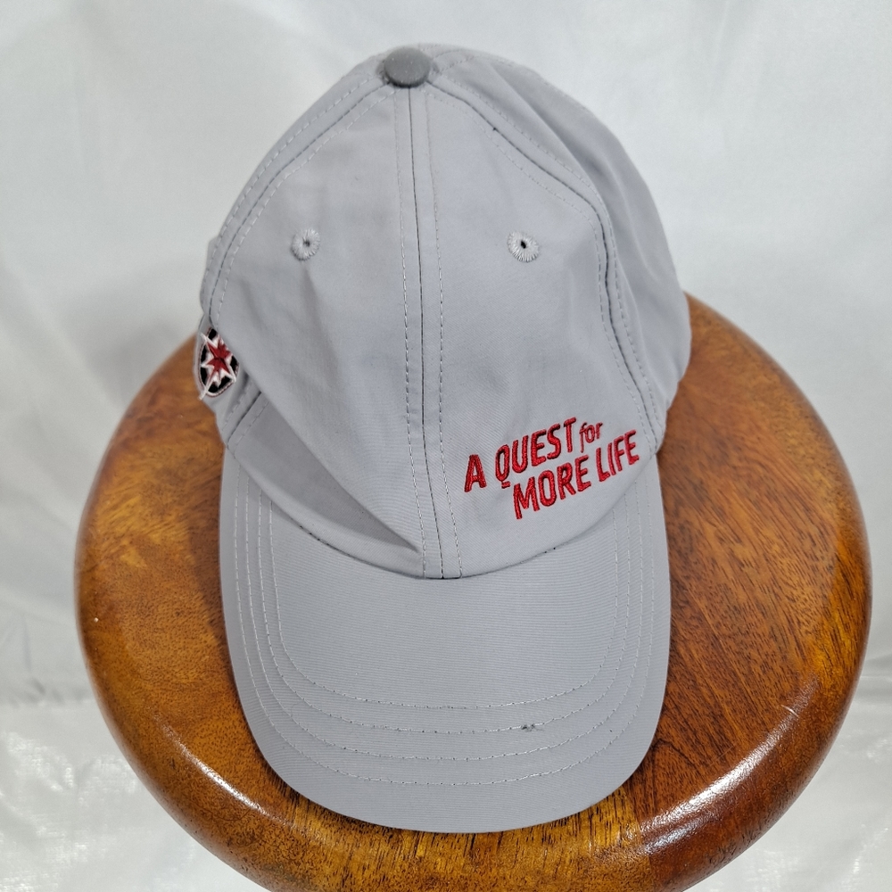 Orangetheory Grey Nylon A Quest For More Life Hat NWOT